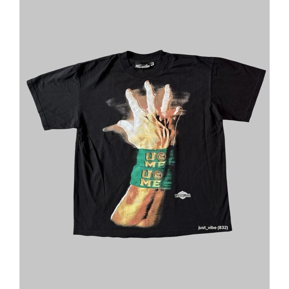 Hellstar × WWE John Cena Tee 'Black' Size Large Authentic No NFC